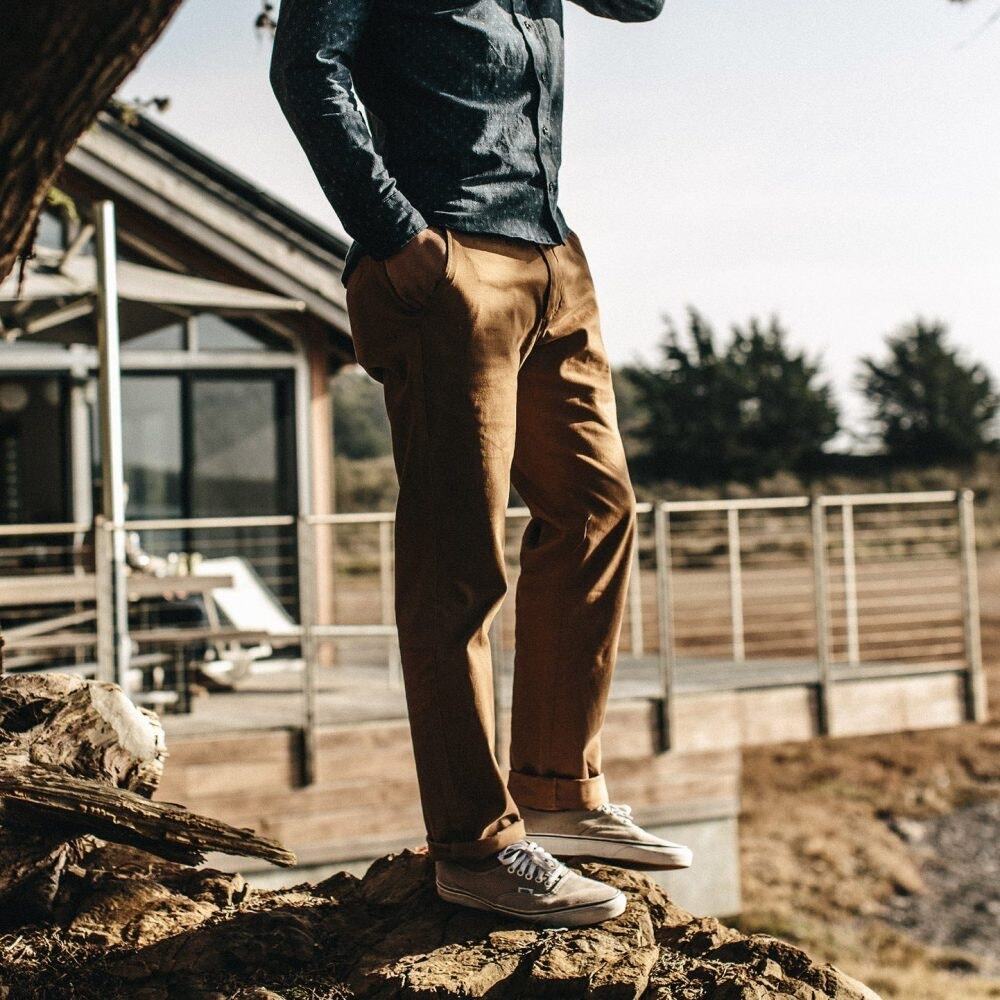 Taylor Stitch Men's Khaki Chinos - Brown/Tan